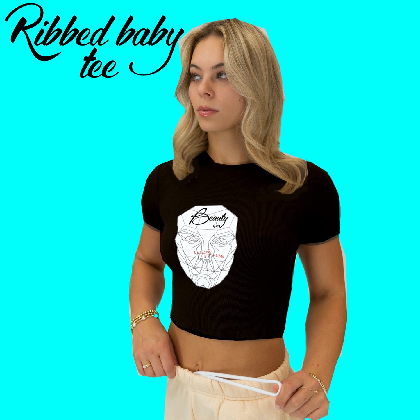 The Beauty Equation Organic Rib Cotton Baby Tee